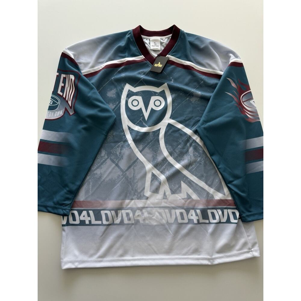 OVO4L October’s Very Own WEST END HOCKEY JERSEY - GREEN 2XL NWT